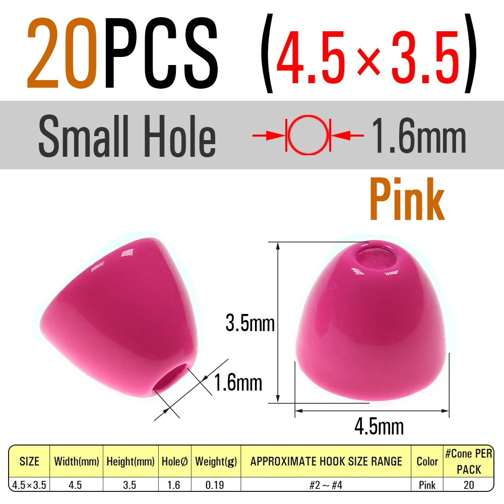 S hole 4.5X3.5 Pink