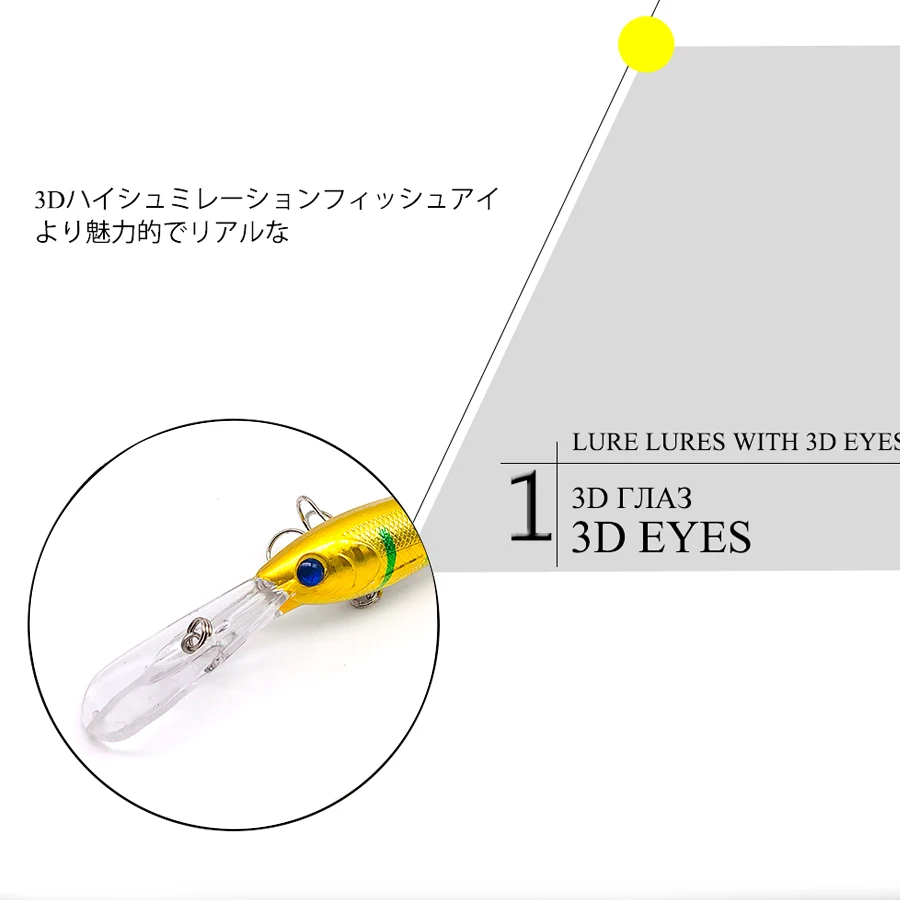 Cebo Artificial grande/falso para pesca, aparejos de pesca de trucha, Swimbait, Jerkbait, Wobbler, curricán, Lucio, pececillo duro, señuelo de mar, 1 piezas - imagen 3