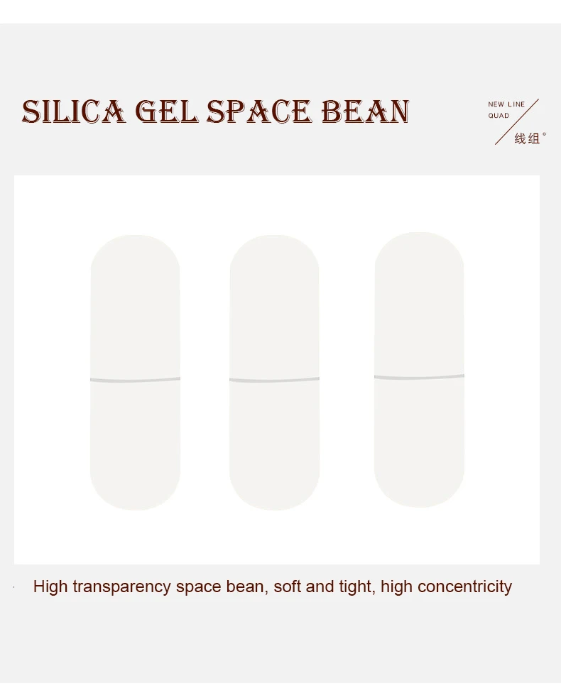 Experimente la elegancia de los granos espaciales de gel de silicona de alta calidad que ofrece un toque suave y ligero con alta transparencia y consistencia