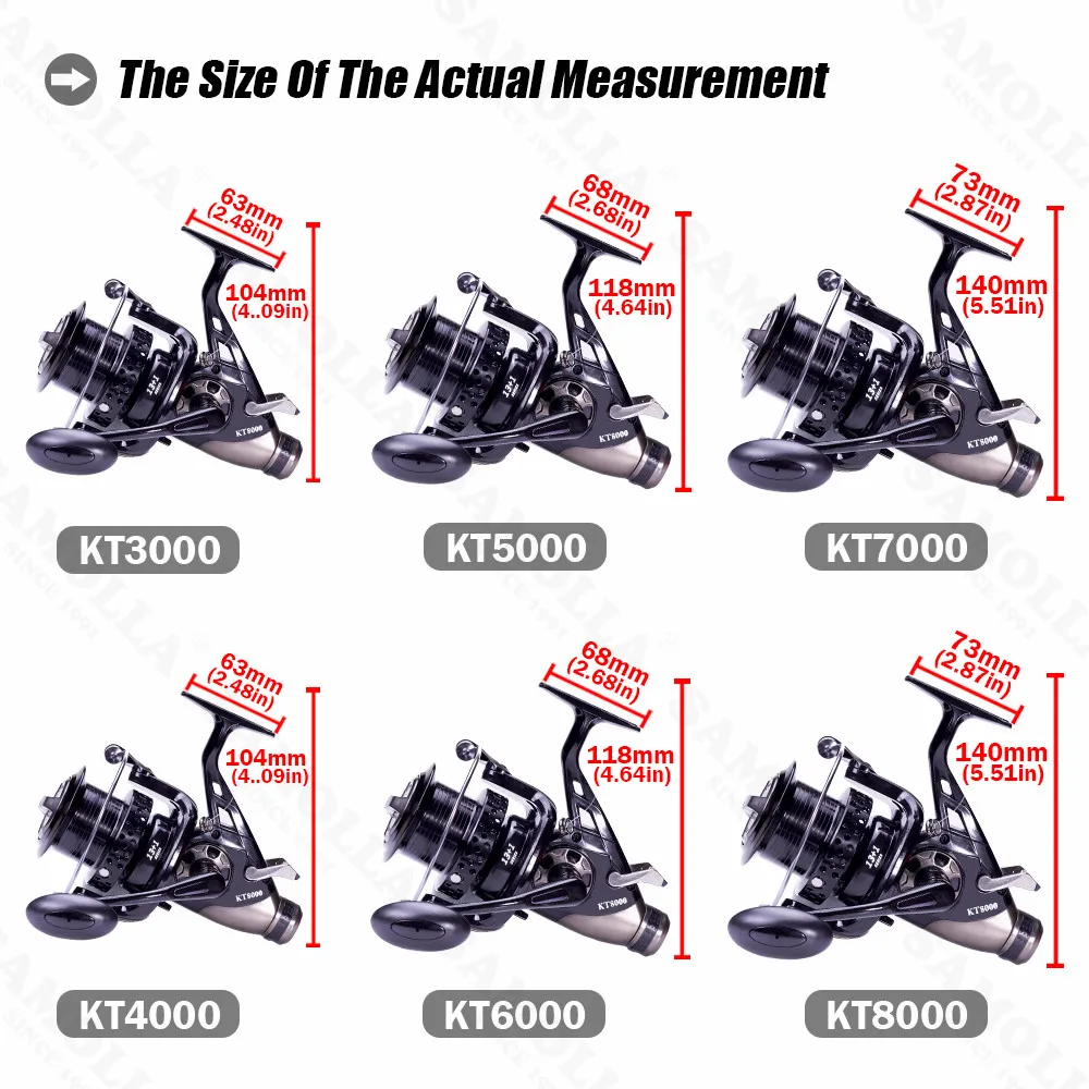 Carrete De Pesca De Metal, accesorio De arrastre, Molinete, Olta, Makaralar - imagen 4