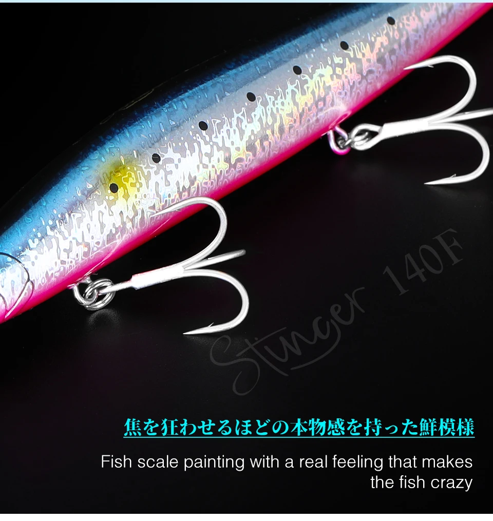 Experimente la emoción de la pesca con nuestro vibrante cebo pintado a escala de peces