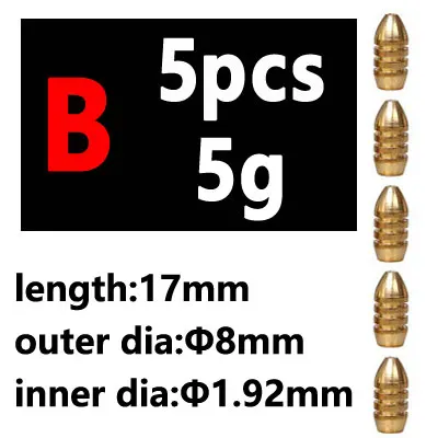 5pcs B type 5g