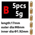 5pcs B type 5g