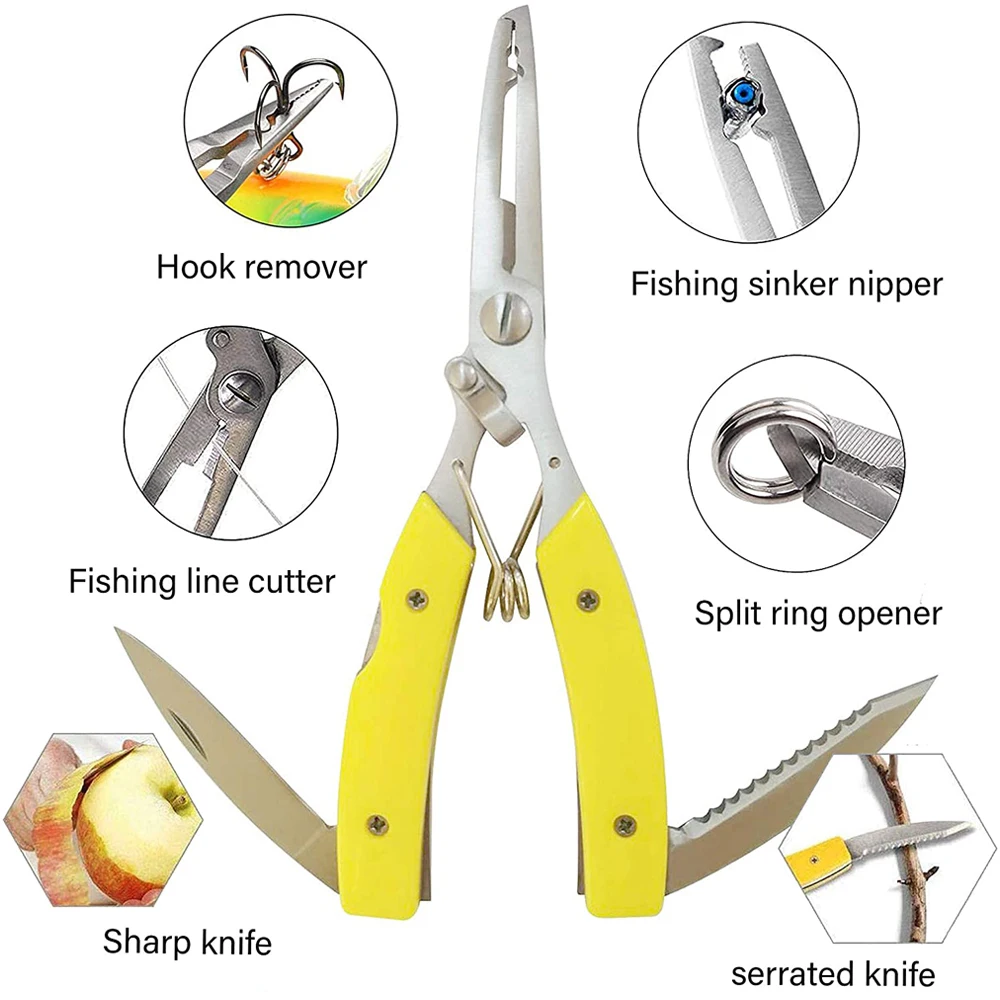 Kit de Señuelos de Pesca con hoja giratoria, 171 unidades, anzuelo triple, película adhesiva holográfica, alicates, accesorios de tijera - imagen 5