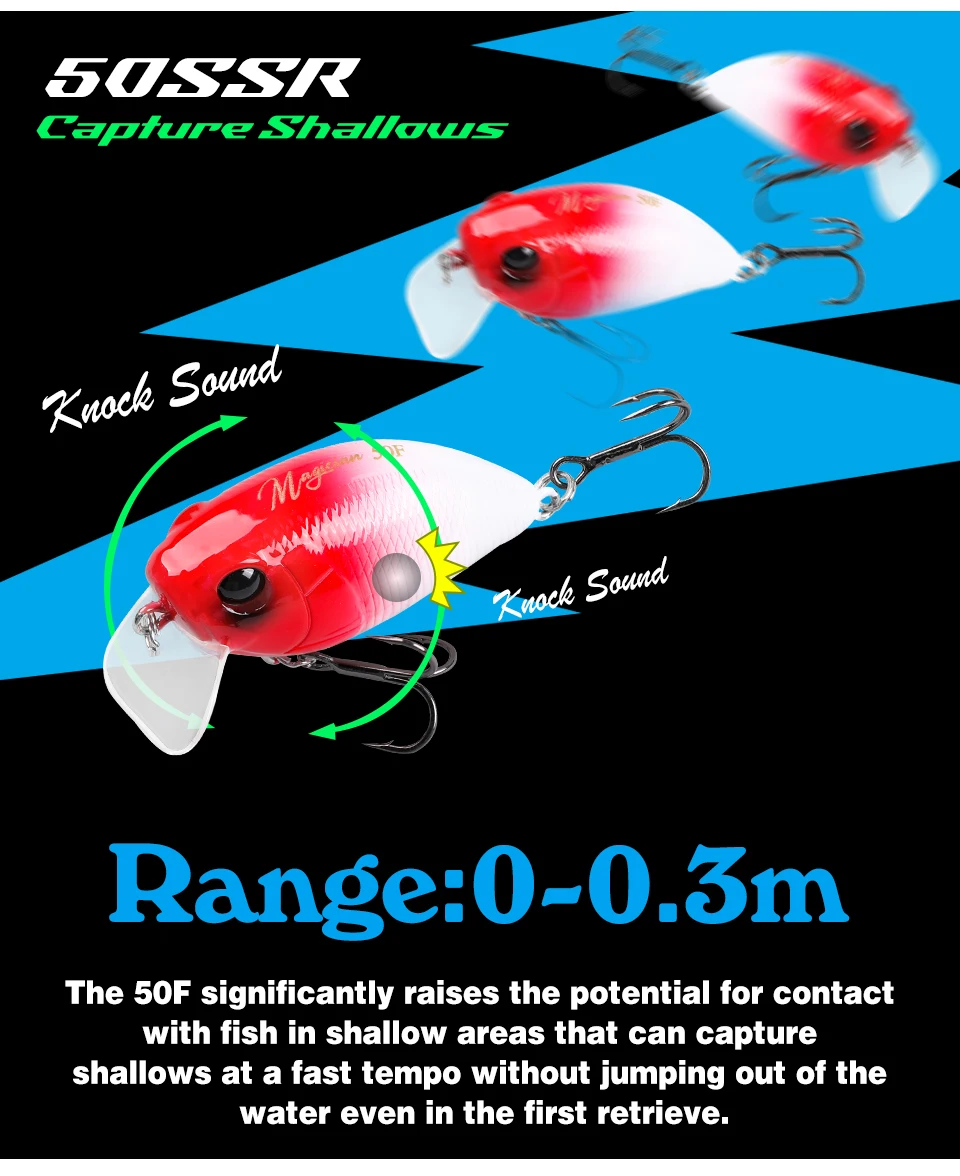 50F Crankbait - Técnica de recuperación