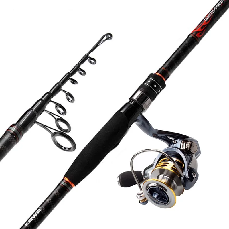 RUKE-caña de pescar Fuji o-ring y asiento de rueda Fuji, señuelo rápido de fundición y Spinning, 2-2,2, 8m de longitud, peso del señuelo 4-17g y 8-20g - imagen 4