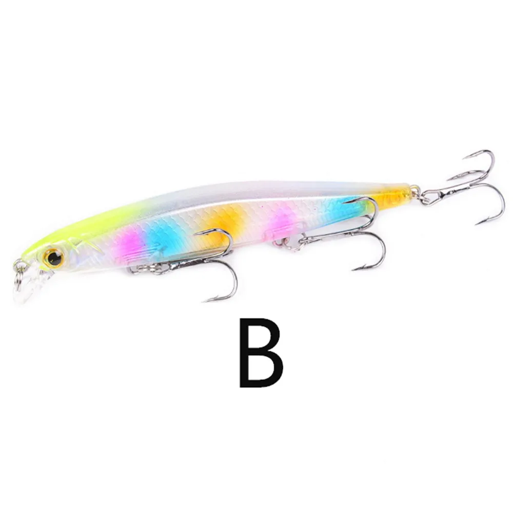 Señuelos de Pesca de pececillos, 1 unidad, 13,7g, 11cm, Crankbait Wobblers Isca, cebos duros artificiales para lubina, Lucio, Carpa