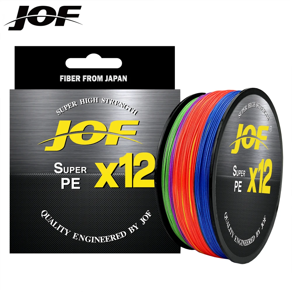 JOF-Hilo de pesca trenzado superfuerte, multifilamento, para carpa, lago, 100m-300m9/12X - imagen 4