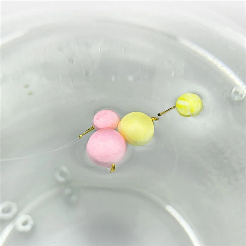 170/900 Uds flotadores de espuma cuentas de bolas EPS frijoles señuelo de pesca de carpa Boilies olor dulce aparejo de pelo inferior flotante cebo de pesca emergente - imagen 4