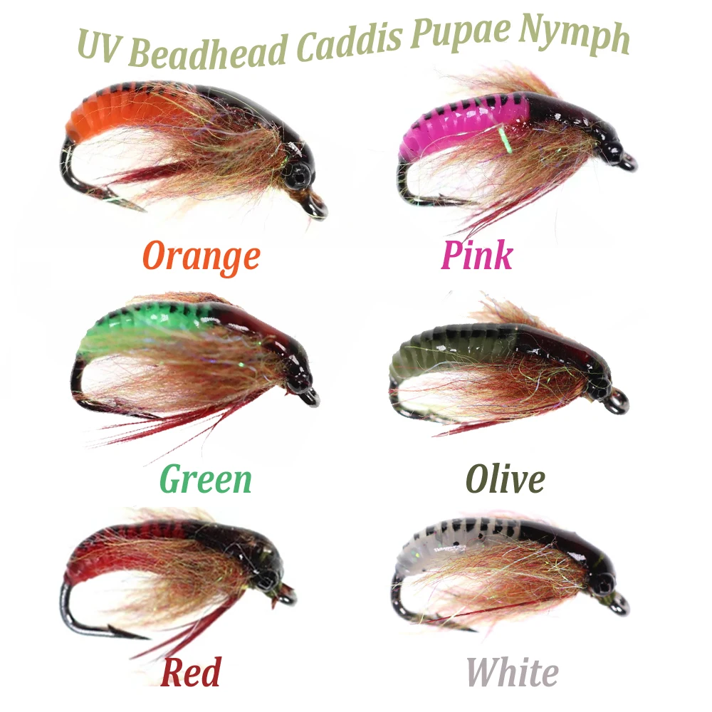 Wifreo-señuelo de pesca Artificial, cebo UV con abalorios, para trucha, pesca en hielo - imagen 3