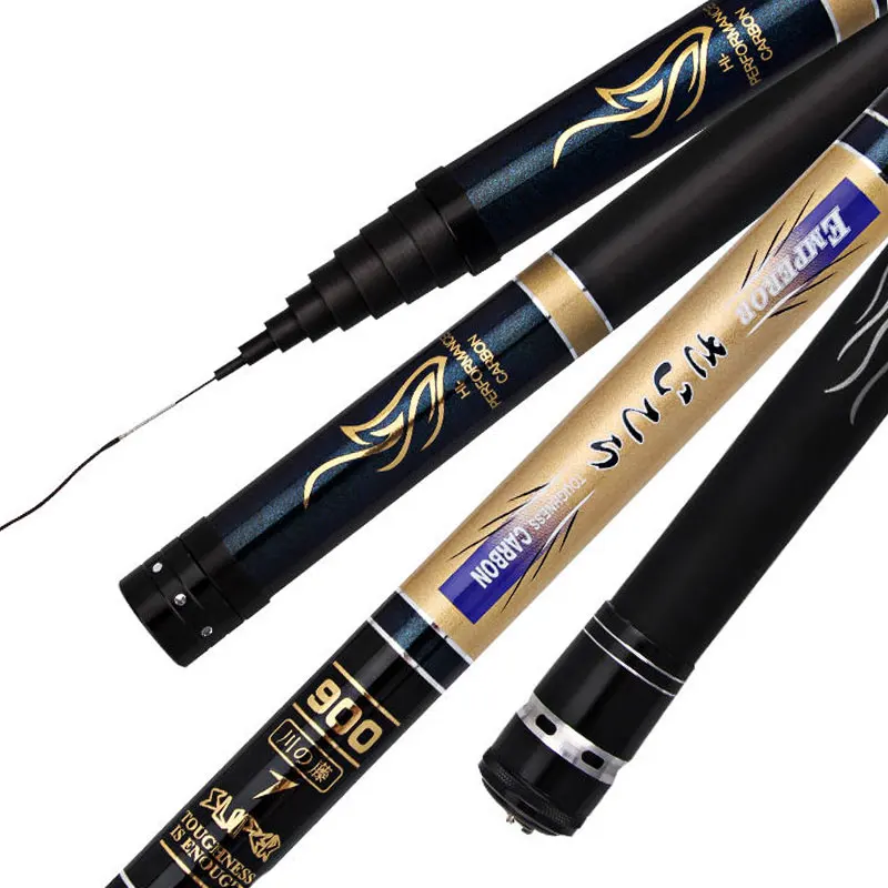 Caña de pescar de fibra de carbono, 8/9 // 10/11/12/13/14/15m, sección larga de Taiwán de caña de pescar, cuñas, carpa - imagen 2