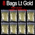 8 Bags Lt Gold