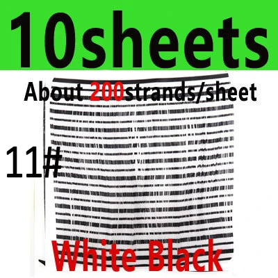 White Black 10sheet