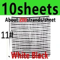 White Black 10sheet