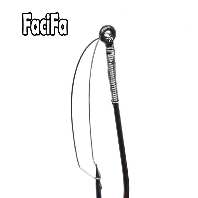 20 piezas anzuelo de pesca con púas sin malezas, anzuelo de aparejo loco, tamaños 6-5/0, anzuelo individual de lubina de acero rico en carbono - imagen 3