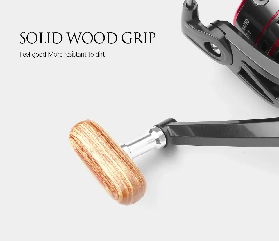 Un agarre de madera para una cámara