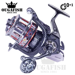 Carrete Giratorio Metal 10+1BB – Arrastre 25kg para Mar