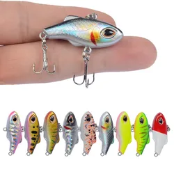 1 Uds 3,5 cm 5g vibración de invierno Mini hundimiento VIB señuelo de pesca Crankbait hielo Artificial cebo duro Lucio aparejos de pesca de lubina