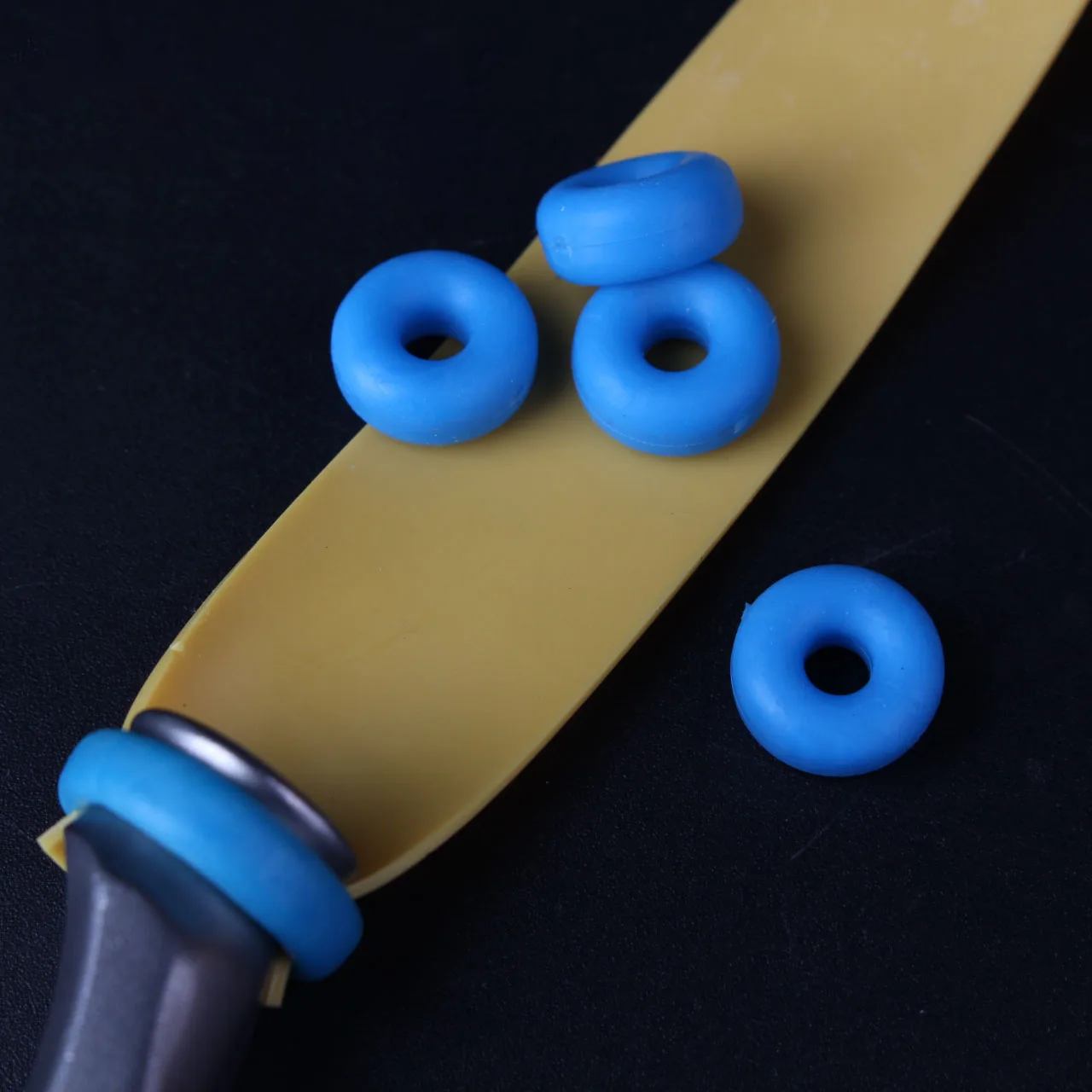 30/60 Uds anillo de goma banda de goma plana fijación corbata libre cabeza redonda rápida accesorios de tirachinas - imagen 2