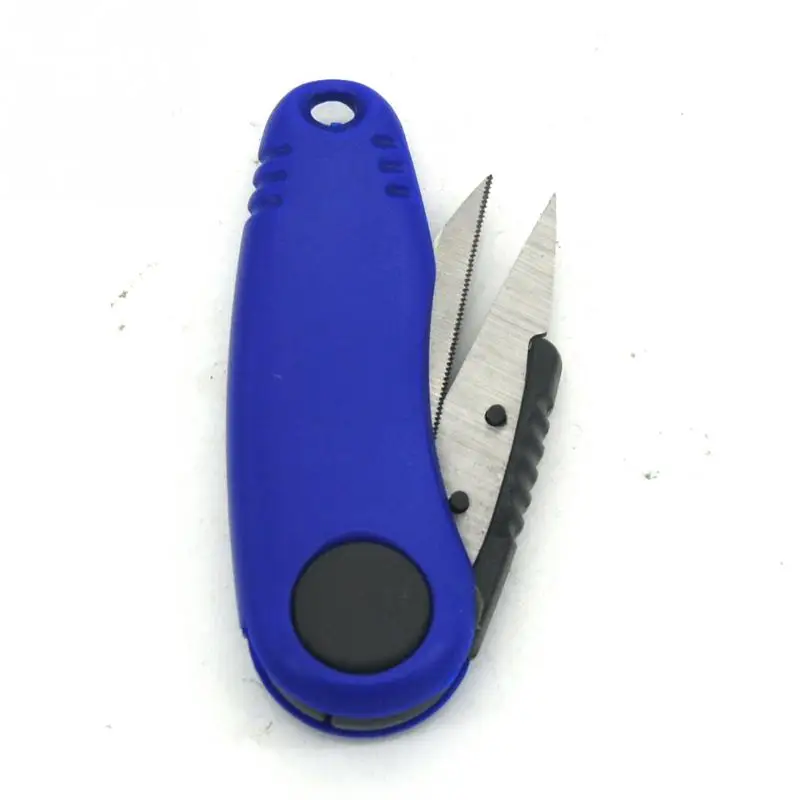 Tijeras plegables para uso en peces, caja de línea de aparejos, herramientas, accesorios, carpa de pesca - imagen 3
