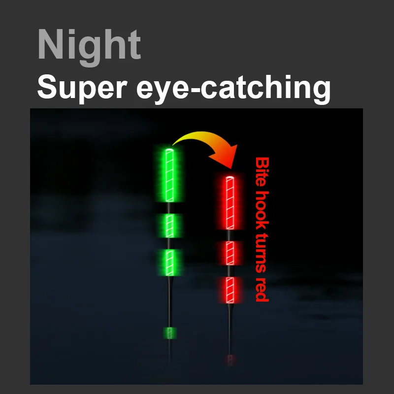 JiuYu-flotadores electrónicos inteligentes, todos los accesorios de pesca, 2g/5g/7g/10g, luz Led que brilla 2021, aparejos de pesca, Bobber nocturno de verano - imagen 4