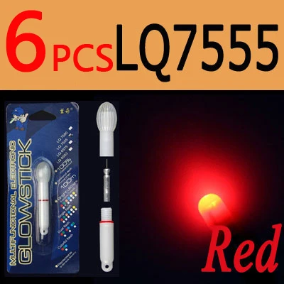 6PCS  LQ7555 Red