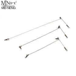 MNFT Collar de equilibrio acero inoxidable poste giratorio con broches