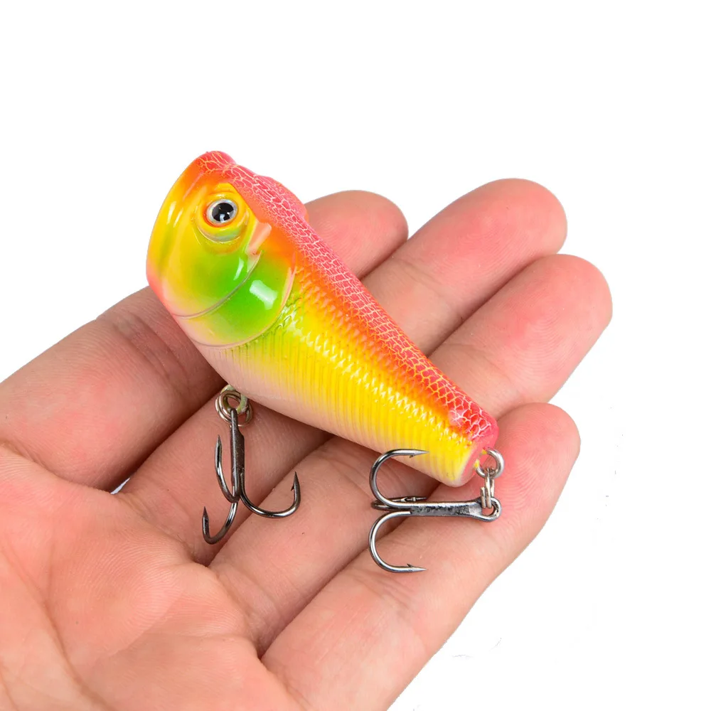 Señuelos de Pesca de carpa, cebo artificial de 5cm/8g, 5 colores disponibles, Wobblers, aparejos de pesca de alta calidad, 1 unidad