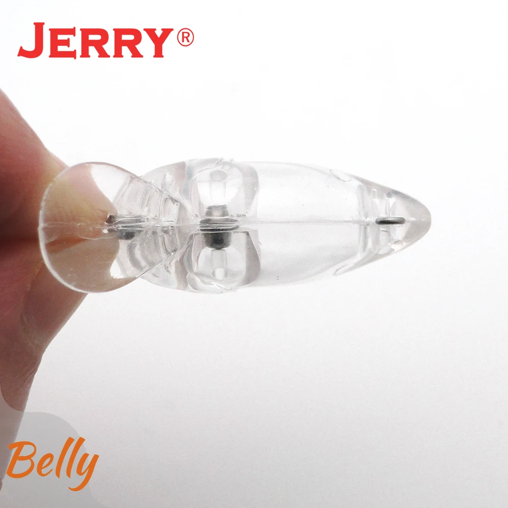 Jerry Tiptoe-señuelo de pesca giratorio, cebo duro de plástico ultraligero, sin pintar, flotante, Wobbler, 30mm - imagen 5