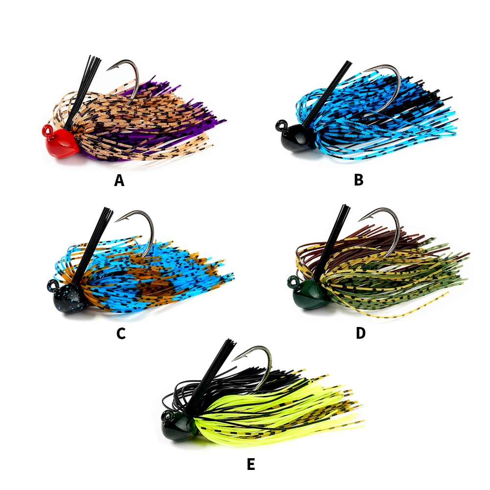 SUNMILE-anzuelos de Pesca de lubina con punta de Metal, Jigs de natación, 7g/10g/14g, para fútbol - imagen 5