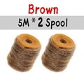 2pcs Brown