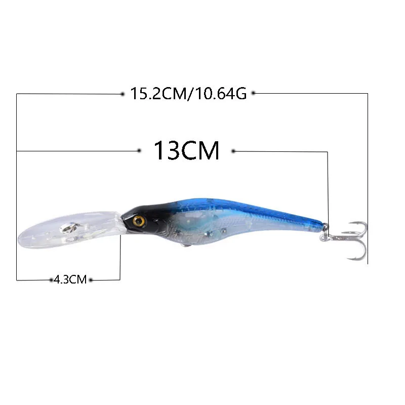 Señuelo Jerkbait 13cm – Minnow hardbait japonés para pesca en spinning - imagen 5