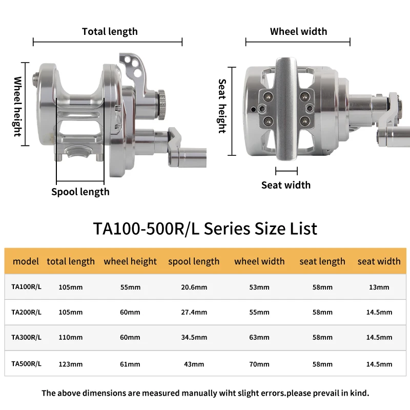 Carrete de Jigging lento para invierno, artículos de pesca de agua salada, accesorios de aleación de aluminio, ruedas de pesca de barco totalmente metálicas, equipo de aguas profundas - imagen 2