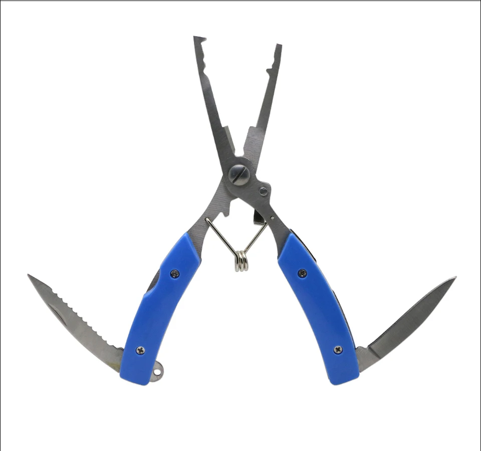 MultiLool compacto con alicates de tijeras y cuchillo serrado para tareas versátiles