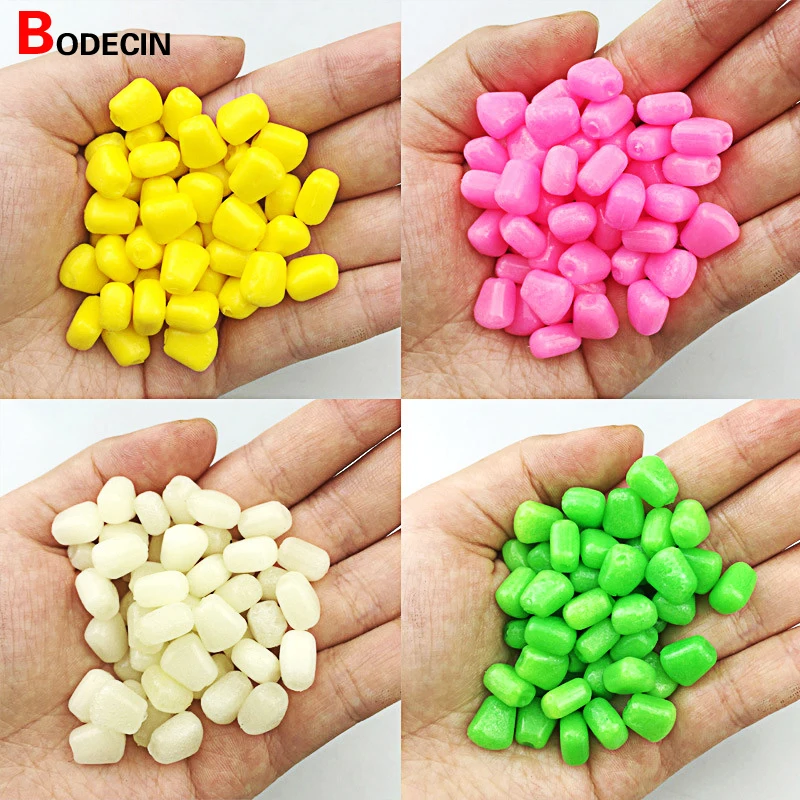 50 Uds. De Señuelos de Pesca de carpa con olor a maíz, cebos flotantes de plástico suave de silicona, accesorios de China, juego de peces artificiales para estanque - imagen 2