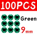 100pcs 9mm Green