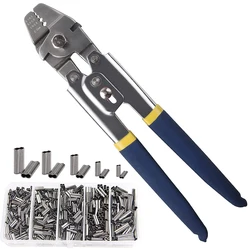 Kit engarce pesca profesional con manguitos, tubo y alicates