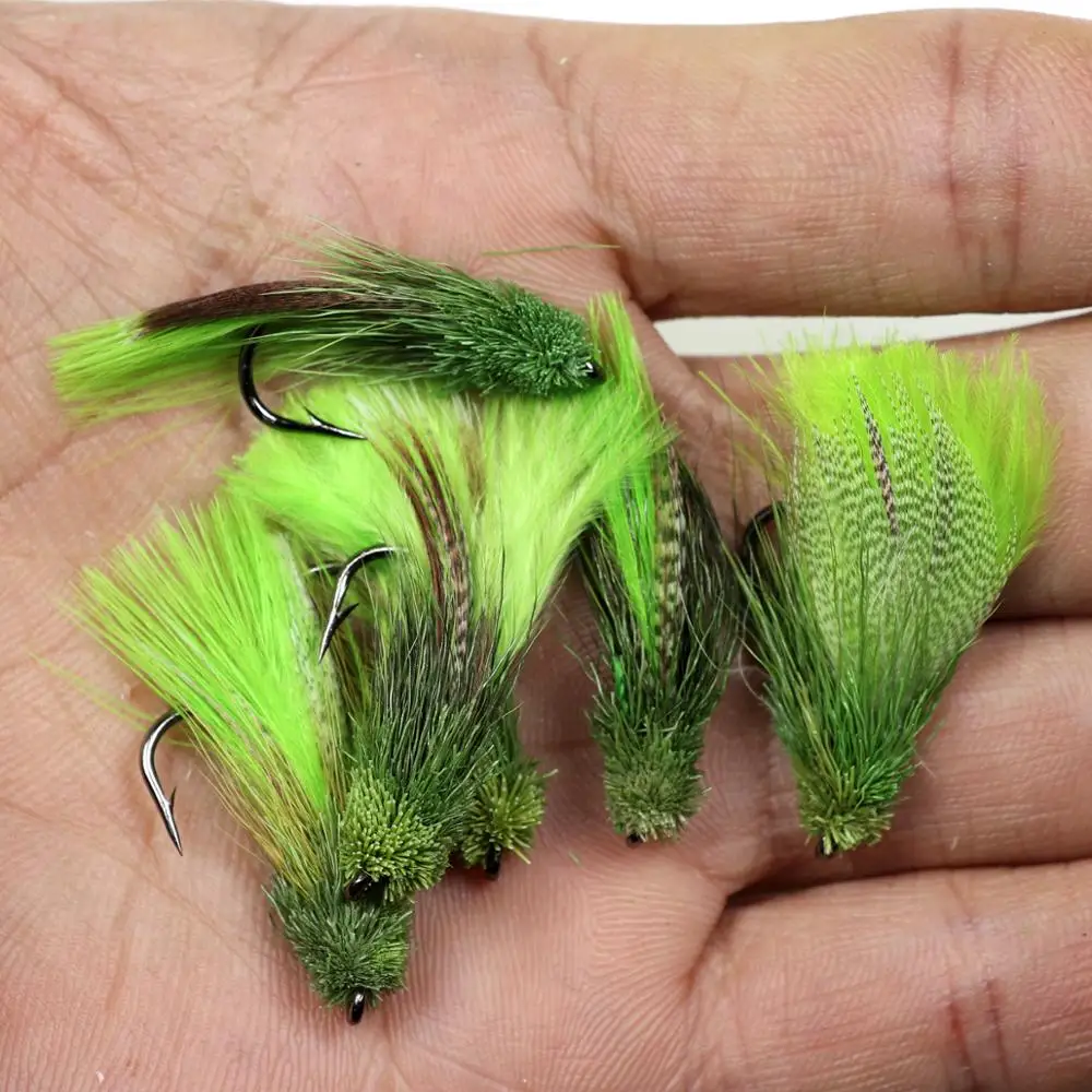 Wifreo-serpentina de imitación de hundimiento lento para pesca de trucha, 6 piezas, tamaño 4, Zoo Cougar - imagen 5