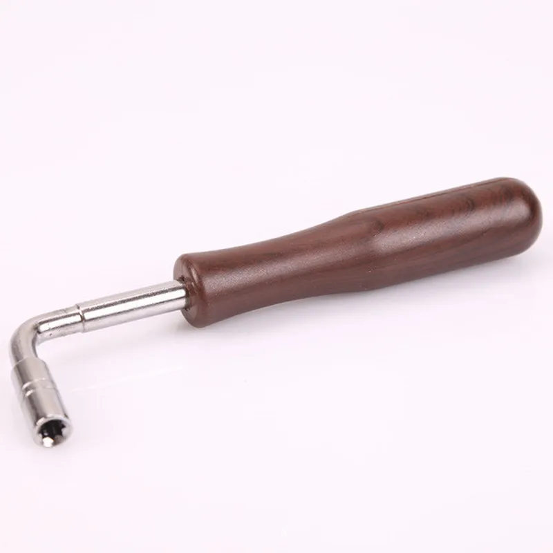 Martillo de afinación de Piano, sintonizador de llave cuadrada en forma de L, herramienta de reparación de pasador de cuerda de punta de llave inglesa para dulzura de cremallera china, 88-61-54 teclas - imagen 4