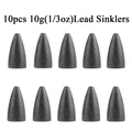 10pcs 10g sinkers