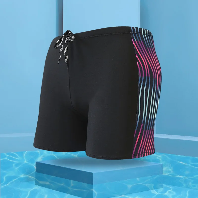 Pantalones de baño para hombre, pantalones cortos de baño de playa de verano, bañadores, bañadores, calzoncillos tipo bóxer, bañadores de secado rápido - imagen 2