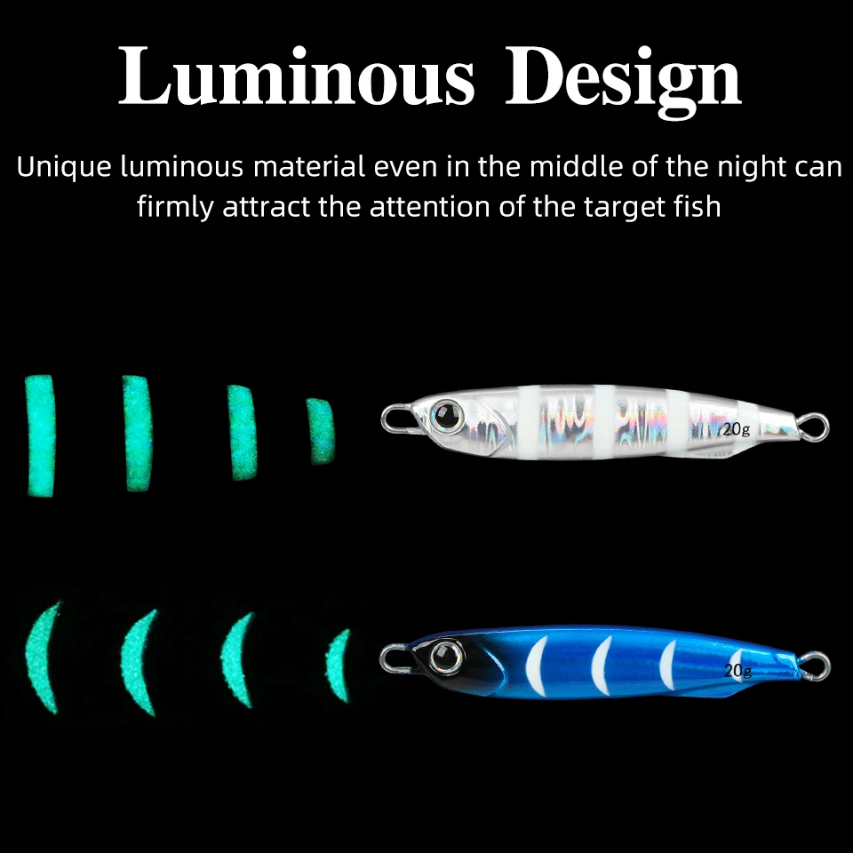 TSURINOYA-señuelo de Metal para Pesca vertical, cebo duro Artificial de 20g, 30g y 40g