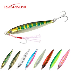Jig Metálico Luminoso STINGER Tsurinoya – Hundimiento Rápido para Pesca