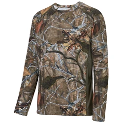 Bassdash-Camisa de manga larga para hombre, camisa de rendimiento de camuflaje de caza, pesca, UPF50 +, FS13M