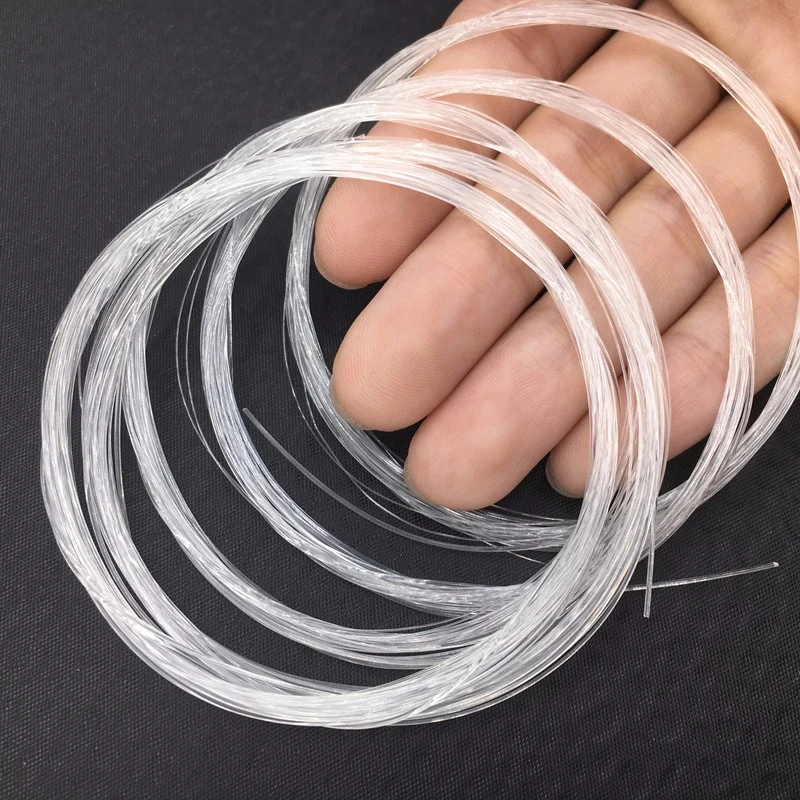 Mosodo-línea de pesca con mosca de líder cónico, 5 unidades, 12 pies, 15 pies, 0X/1X/2X/3X/4X/5X/6X/7X, con línea de nailon transparente de bucle - imagen 4