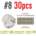 30PCS  size 8