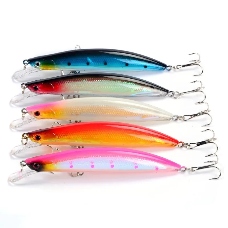 Señuelo de Pesca de pececillos, 1 piezas, ojos 3D, 13g/11,5 cm, Crankbait Wobblers, cebo duro Artificial, Lucio, Carpa - imagen 2