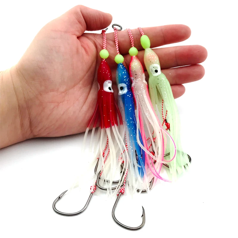 4pcs-Squid Hooks