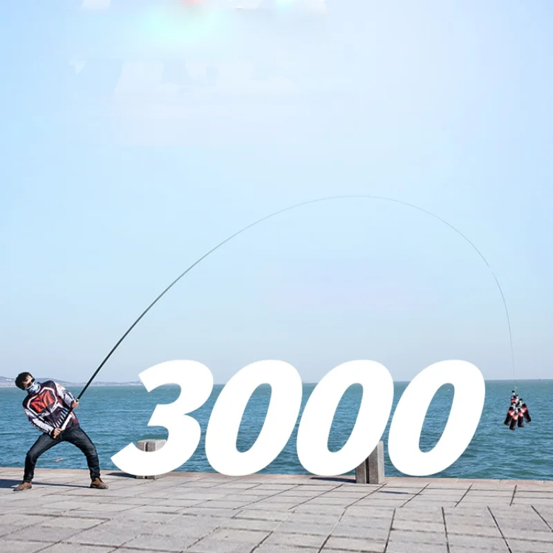 Caña de pescar telescópica de fibra de carbono, caña de pescar ultraligera, sección corta, 2,7 m-10,0 m - imagen 3