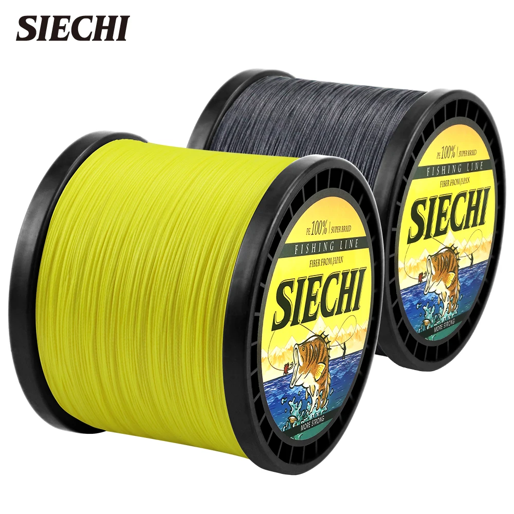 SIECHI 12-83LB 300M 500M 1000M 0,11-0,5mm hilo de pescar trenzado línea de PE monofilamento súper fuerte caliente bueno para pesca en barco - imagen 4